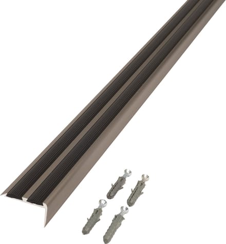 Trapneusprofiel RVS 900x36x20 mm