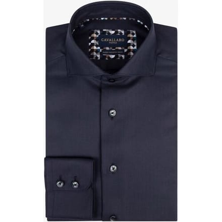 Cavallaro Napoli Overhemd Spino Shirt Zwart / male
