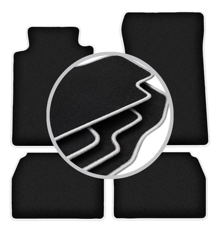 CARLUX-SILVER automatten voor: Mercedes C 190 W201 sedan (1982-1993)