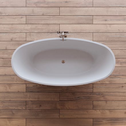 SPALINA - Vrijstaand bad - Neroon 2.0 170 blanche, 170 x80 x60 cm, Wit