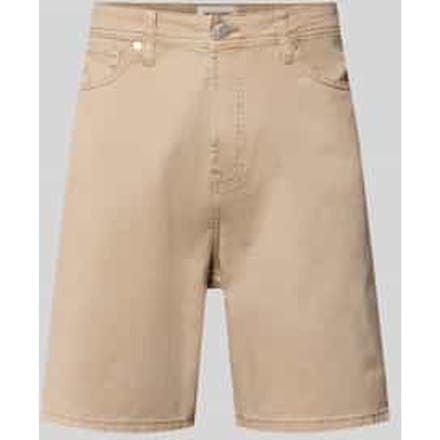 JACK & JONES Tony Original Shorts Mid loose fit - heren korte broek - beige (crockery)