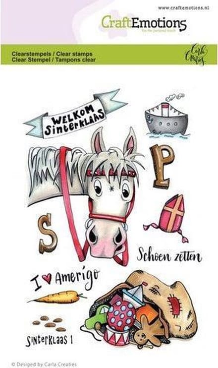Clearstamps A6 - Sinterklaas 1 NL Carla Creaties