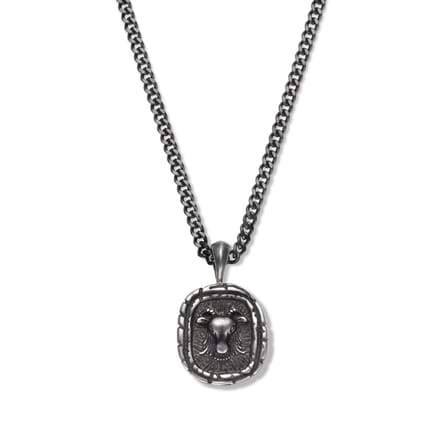 Frank1967 7FB-0042 zodiac ketting - 60CM - Steenbok - Cadeau voor mannen - Sterrenbeeld