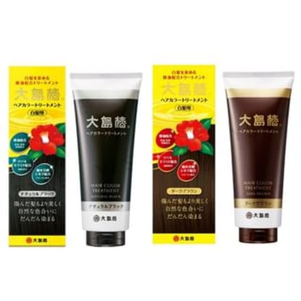 Oshima Tsubaki - Hair Color Treatment Natural Black - 180g