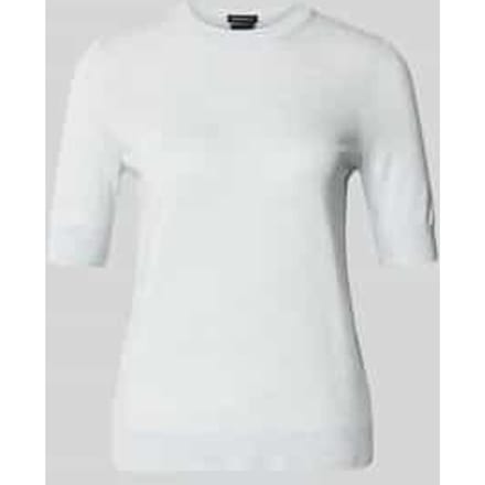 shaped fit gebreide pullover van zuivere scheerwol model 'Farbella'