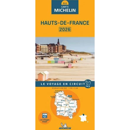 Michelin 511 Hauts-De-France 2026 - Regionale Kaarten Michelin