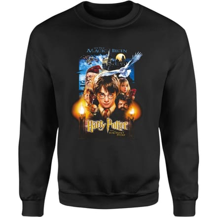 Harry Potter The Sorcerer's Stone Sweatshirt - Black - S