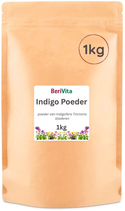 Indigo Poeder 1kg - Natuurlijk & Plantaardig