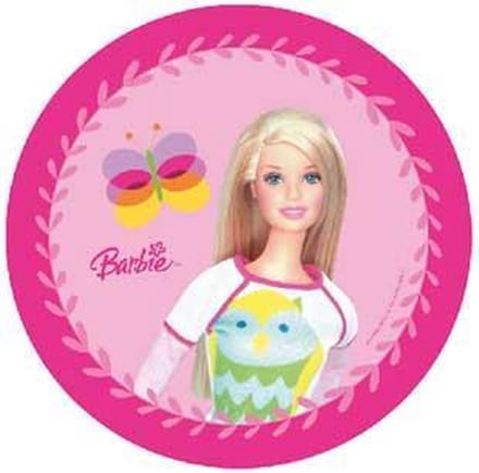 Barbie papieren bordjes - 10 stuks