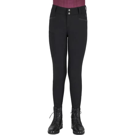 Qhp Rijbroek Zahra Junior Full-grip Zwart - 140