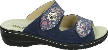 Hickersberger - 2133 - Dames slippers - Kleur: Blauw - Maat: 42