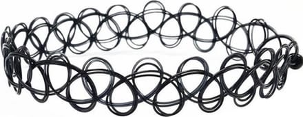 24/7 Jewelry Collection Tattoo Choker - Dames - Kunststof