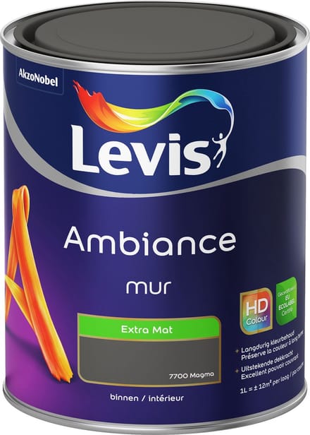 Levis - Ambiance Mur Extra Mat - Magma - 1 L