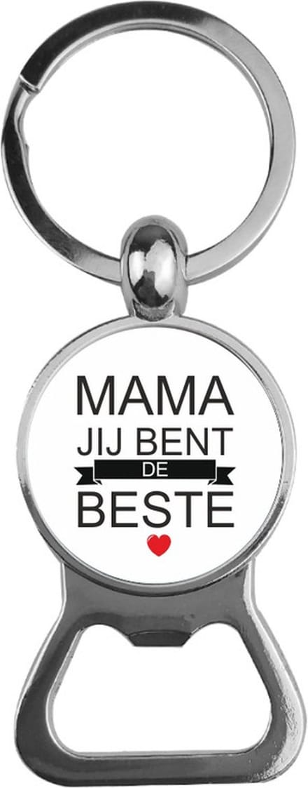 Bieropener Glas -  Mama Jij Bent De Beste
