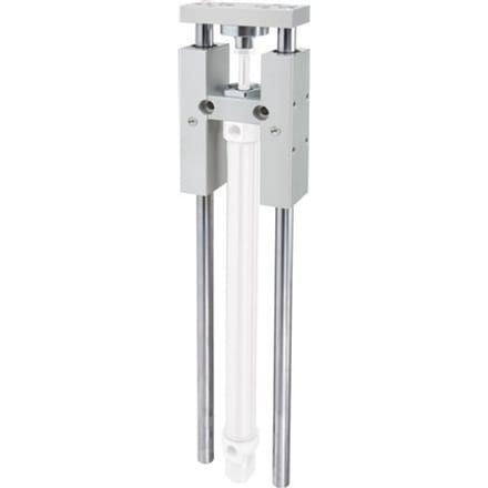 Geleidingseenheid voor 12 mm 16 mm ISO 6432 cilinder