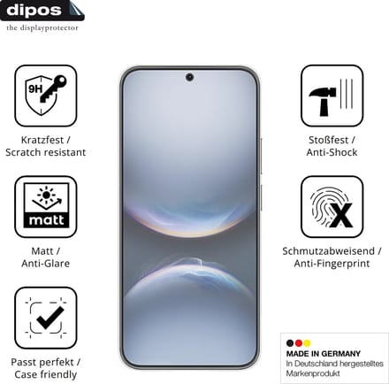 dipos – 2x Matte Pantserfolie geschikt voor Huawei Nova 14 Lite | 9H Screenprotector