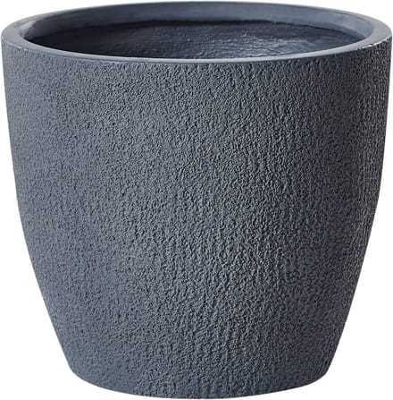 KANNIA - Bloempot - Lichtgrijs - 46 cm - Klei-vezelmengsel
