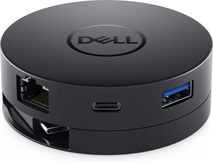 DELL DA300 Bedraad USB 3.2 Gen 2 (3.1 Gen 2) Type-C Zwart