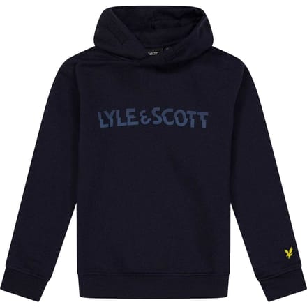 Lyle & Scott Kinder/Kids logohoodie (Donkere marine)