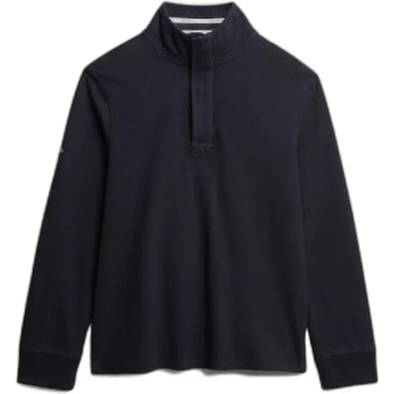 Superdry - Cotton Classics Jersey Sweatshirt Met Halve Rits - Heren - Truien