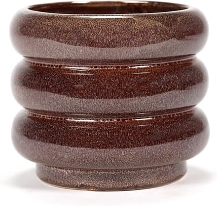 Serax Bloempot=Sierpot Aubergine D 14.5 cm H 12.5 cm