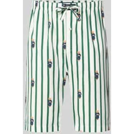 regular fit korte zijden pyjamabroek van puur katoen