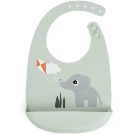 Done By Deer Thermos Drinkfles Rietje - 340 ml - Tiny Trails - Green