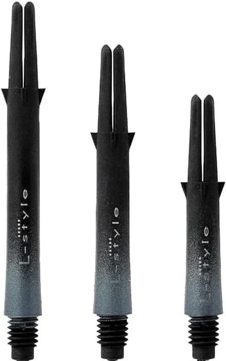 Sterke Carbon Dart Shafts met Flight Protectors - Zilver