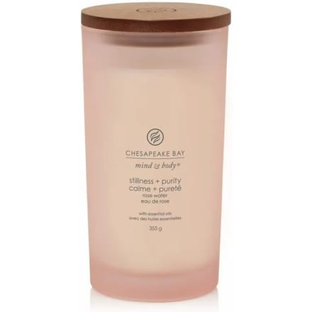 Chesapeake Bay Stillness & Purity - Rose Water Grote Geurkaars - 70 branduren
