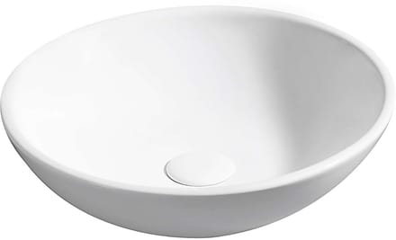 kielle Idolio - Opzetwastafel, diameter 40 cm, wit 30624410