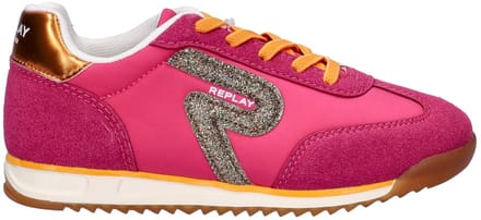 Replay Yard meisjes sneaker - Fuchsia - Maat 32