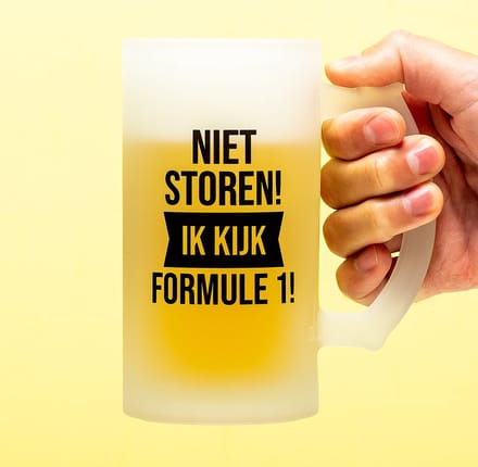 Bierpul Niet Storen Ik Kijk Formule 1 van Ditverzinjeniet.nl