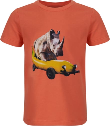 SOMEONE THIJS-SB-02-A Jongens T-shirt - ORANGE - Maat 92