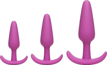 Naughty 1 Trainer Set - Pink - Butt Plugs & Anal Dildos - Doc Johnson (all),Doc Johnson - Mood - pink