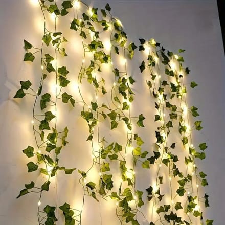 Livano Lichtslinger - Lichtsnoer Buiten - Binnen - Klimop Slinger - Slinger Met Led Lichtjes - LED Klimop - 2M