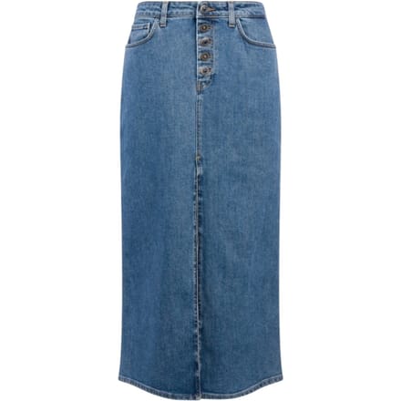 Vrouwen casual rokken Dondup - gewone denim rok - blauw