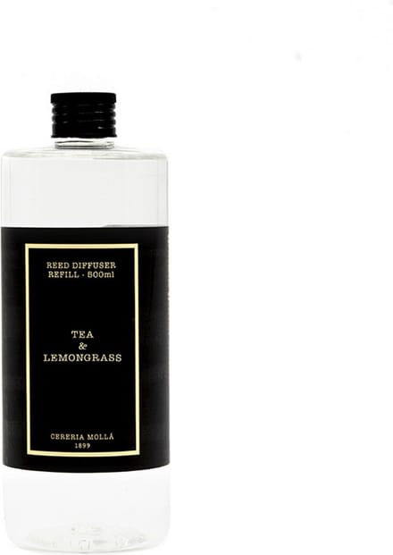 Cereria Mollà 1899 - Tea & Lemongrass refill diffuser/geurstokjes - 500 ml