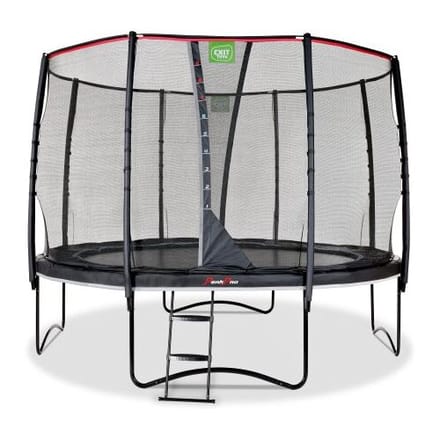 EXIT PeakPro Trampoline ø305cm - Op Poten - Rond - Trampoline Buiten - Voor Kinderen - Zwart