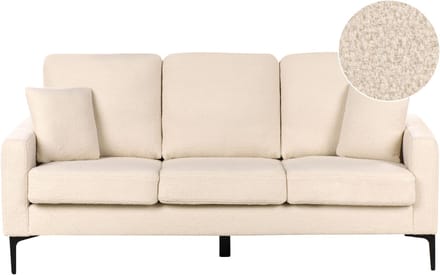 GAVLE - Driezitsbank - Beige - Bouclé