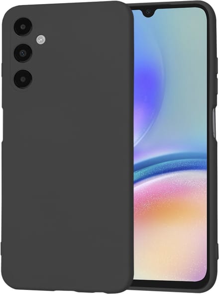 Hoesje geschikt voor Samsung Galaxy A05s - Techsuit Soft Flex Silicone Back Cover - Black