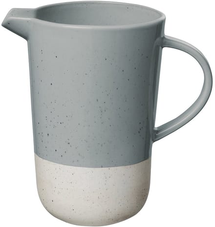 Sablo Stone Kan | Lichtgrijs / Blauw | Stoneware