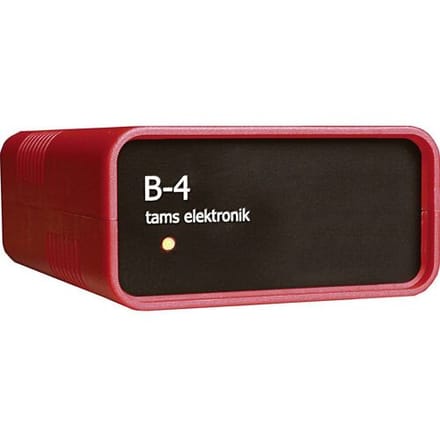 TAMS Elektronik 40-19407-01-C Booster B-4 ohne Display Booster-Link Voor 2-railssystemen DCC, mfx, MM