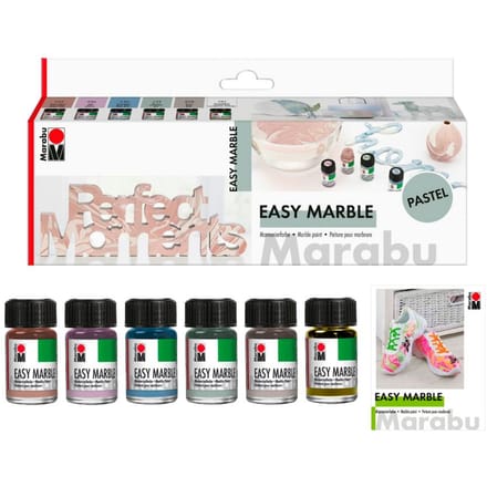 Marabu EASY MARBLE-Set "PASTEL"