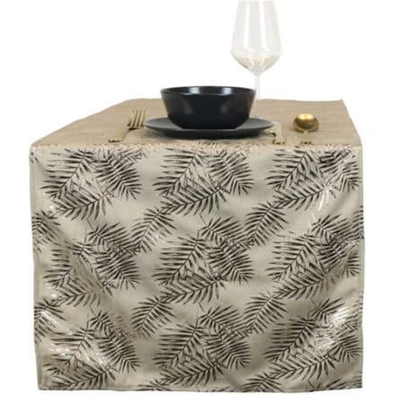 Unique Living | tafelloper sid 45x150cm ivory