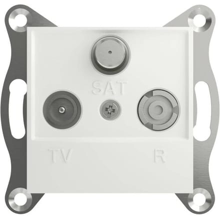 Schneider Electric EPH3570121D Televisie, radio, satelliet Asfora Wit (RAL 9003) 1 stuk(s)