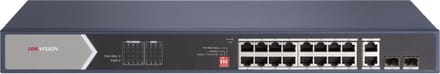 Hikvision DS-3E0520HP-E netwerk-switch Unmanaged Gigabit Ethernet (10/100/1000) Power over Ethernet (PoE) Blauw