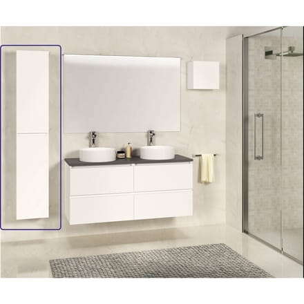 Xellanz Sephia Kolomkast 140 x 30 x 25 cm - Mat Wit