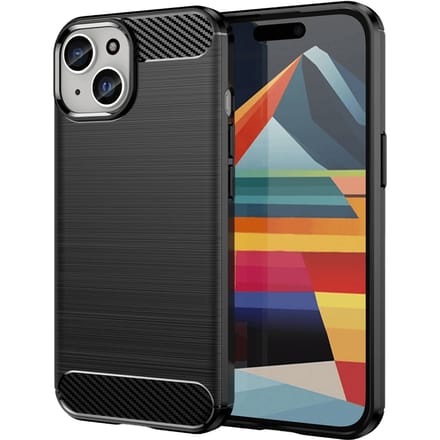 Mocaa Apple iPhone 15 Schokbestendig Hoesje Zwart