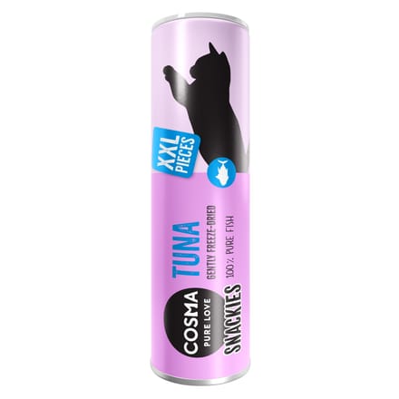5x25g Snackies XXL Tonijn Cosma Kattensnacks