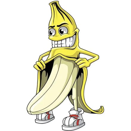 Motorfiets stickers Lethal Threat Mini Vilain Banana